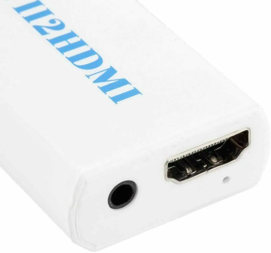 Wii to HDMI Converter 1080P with High Speed Wii HDMI Cable, Wii